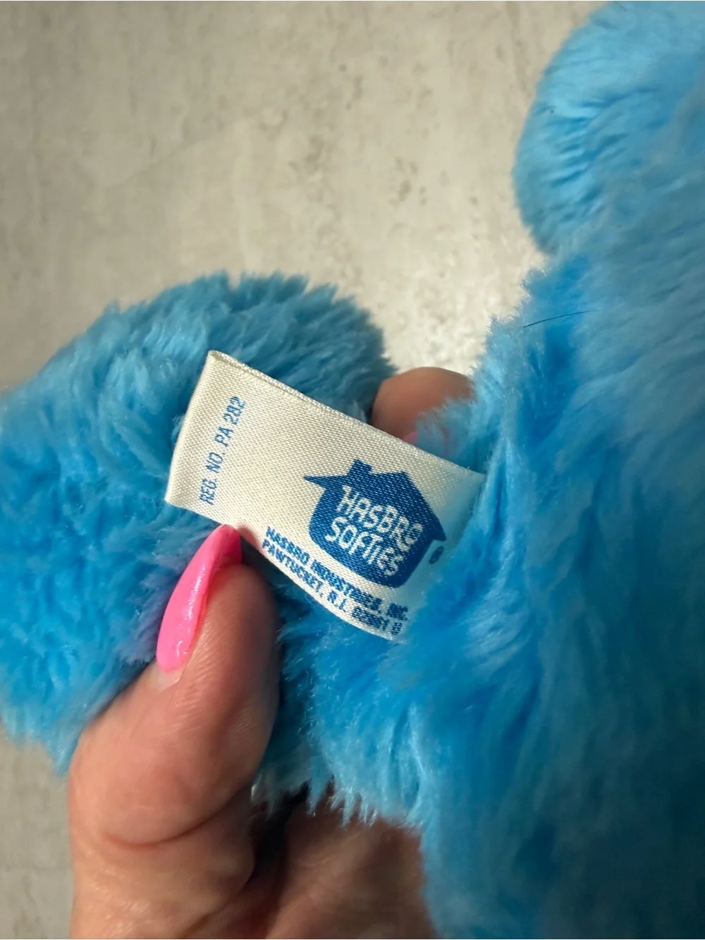 Vintage Sesame Street Cookie Monster plush stuffie Hasbro Softies